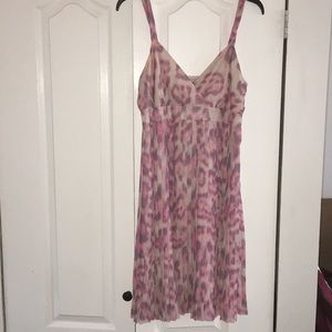 Leopard print summer dress